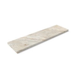 PELDAÑO RECTO TAPA DCHA. 1,20 x 33 SEA ROCK MARFIL M-787 *1