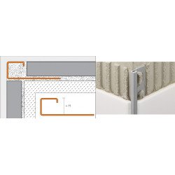 QUADEC E ACERO INOX 4,5 mm TRAMO 2,5 ml1