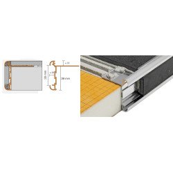 RONDEC STEP-CT/E 90º ALUMINIO ANODIZADO MATE NATURAL1