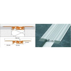 DILEX ABTS 10 mm ALUMINIO TRAMO 2,5 ml1